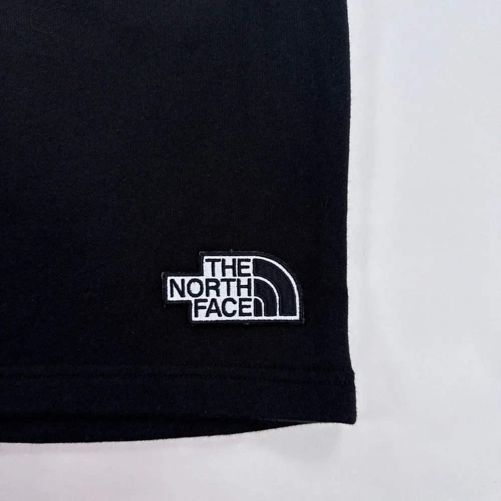 The North Face Mens Shorts M Black Fleece Sweat Shorts Logo Gorpcore